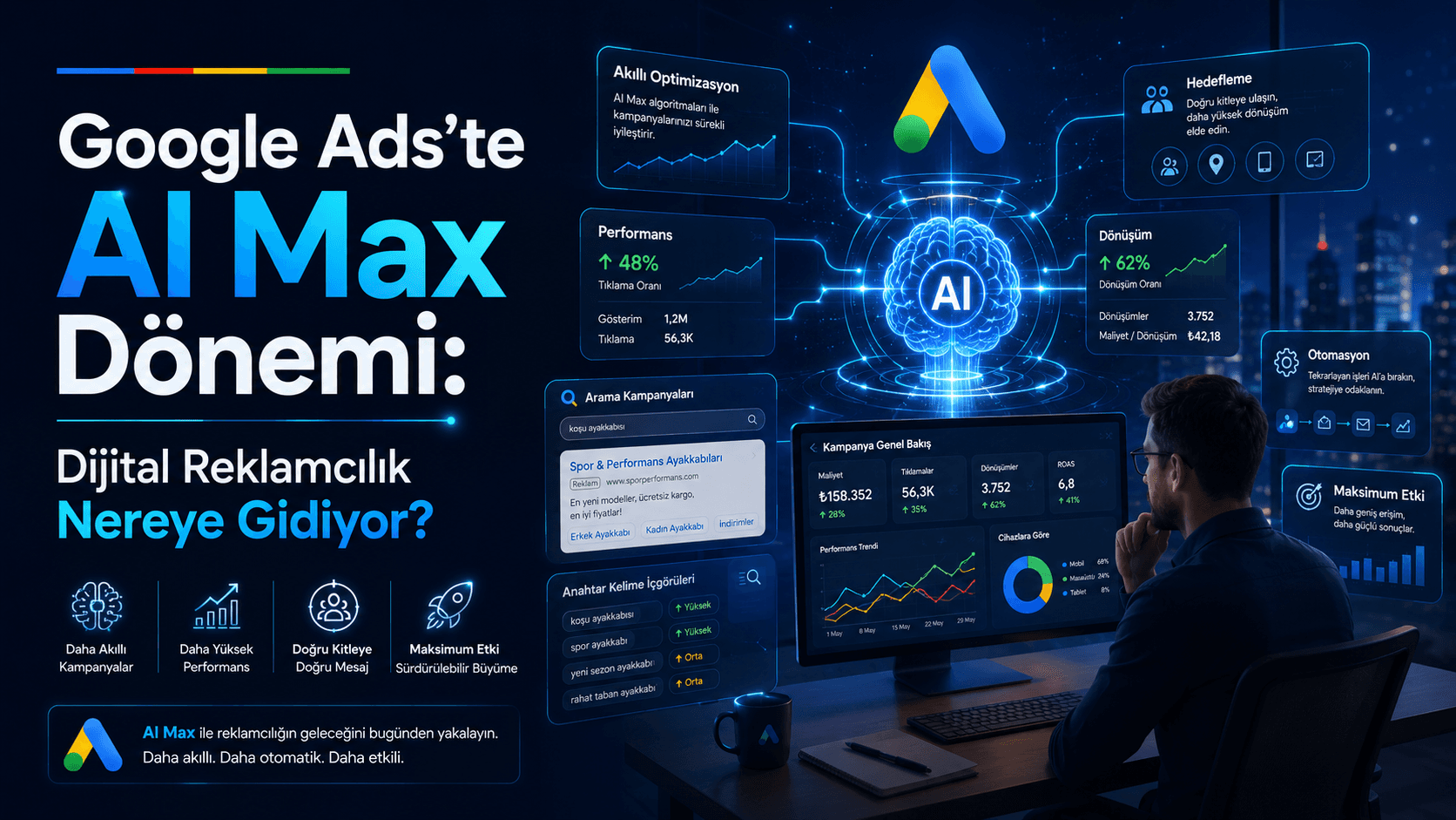 Google Ads'te AI Max Dönemi: Dijital Reklamcılık Nereye Gidiyor?