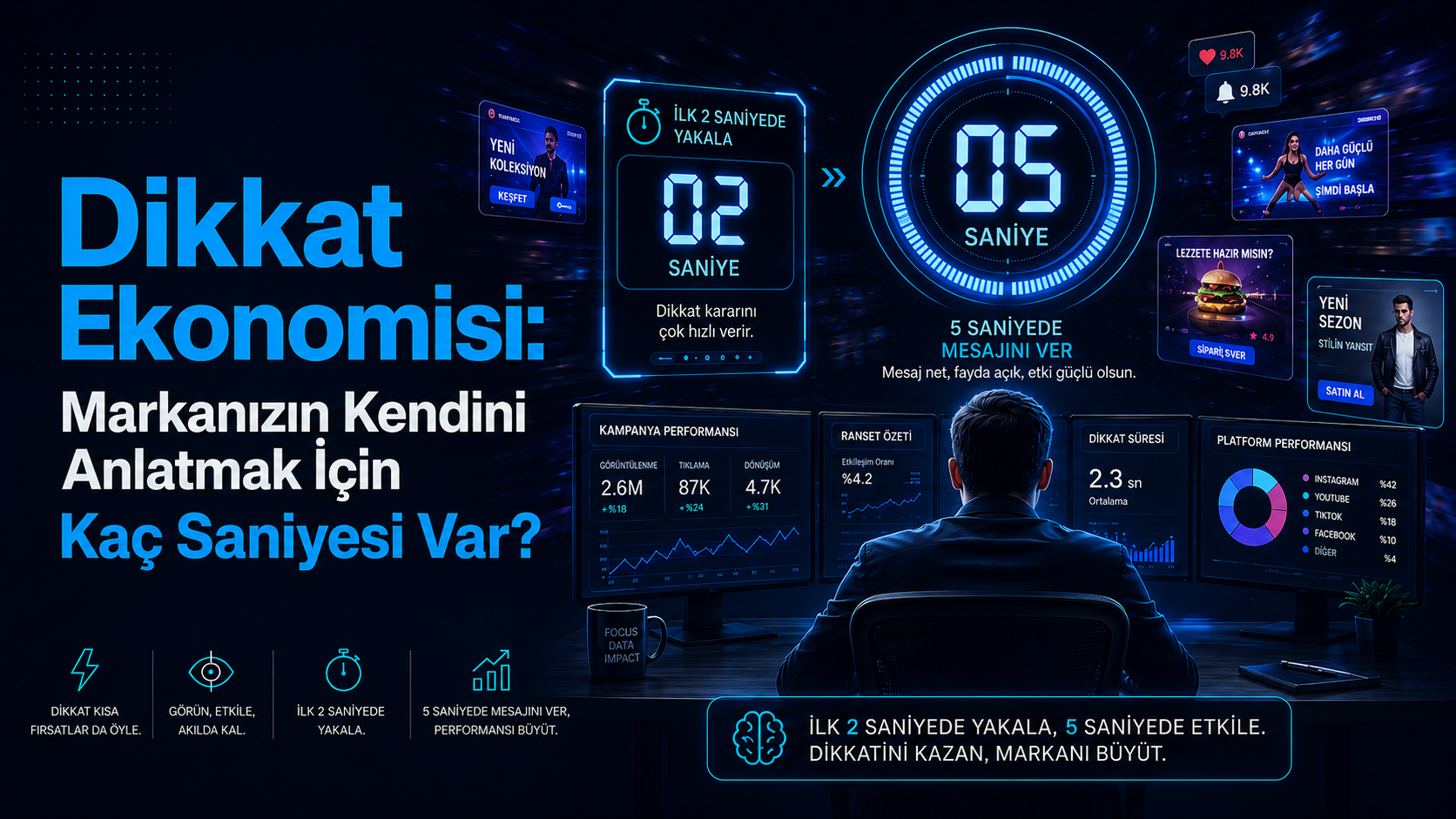 Dikkat Ekonomisi: Markanızın Kendini Anlatmak İçin Kaç Saniyesi Var?